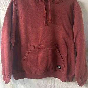 Mens/Womens Brick Red Hoodie Sweatshirt